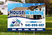 design creative yard sign for pressure washing
