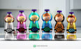 design packaging label, jar label and bottle label