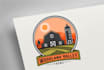 do creative green valley logo design with new concepts