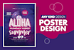 design a professional business and event flyer in 8 hours