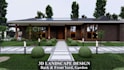 design modern 3d landscape, backyard or front yard design