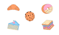 design unique graphics vector line icon, cute doodle icon