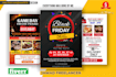 create beautiful a3 a4 a5 a6 flyers and posters design