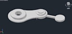 simple part design with autocad