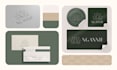 design a minimal logo and full visual brand identity