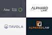 do unique legal, attorney lawyer and law firm logo design