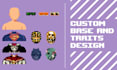 design 10k pixel art nft collection with custom traits