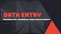 do fast data entry and web research