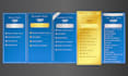 design modern pricing table, comparison chart, and pricing plan