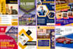 design poster, flyer, social media post, banner in canva pro