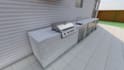 design your 3d outdoor kitchen with measurements and appliances,landscape design
