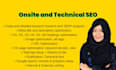 do complete onsite and technical SEO service for google ranking