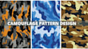 create unique seamless camouflage pattern design