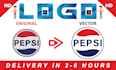 edit, redesign, update, recreate, modify, vectorize or fix your ai logo