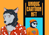 design custom nft art, nft collection , nft character cartoon avatar for you
