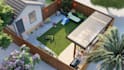 create your front yard, backyard, garden,swimming pool and landscape design