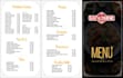 design a restaurant menu for you