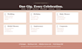 create luxury invitation templates for weddings and special events