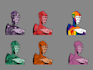 draw and generate 10k nfts , pixel, 2d, 3d nft art