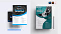 design a professional business flyer and one pager