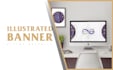 design unique custom web banner