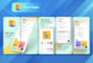 design creative screenshot for app store and play store
