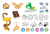 draw icons, symbols, signs, avatars