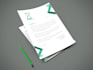 design a professional editable company letterhead