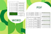 convert PDF to word and word to PDF files for you