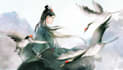 illustration chinesestyle classic painting