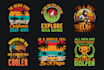 do an awesome custom retro vintage tshirt design and merchandise