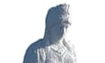make sculpture and statue using lego bricks