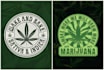 do cannabis marijuana or weed logo design
