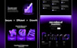 create an animated website with 3d elements