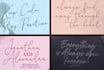 create script font and handwriting signature logo