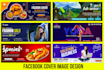 create facebook cover, twitter header, and any social media cover banner design
