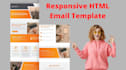 design HTML email template, responsive email template