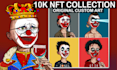 design custom unique nft art and generate collection with metadata