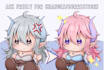 draw a cute chibi plushie