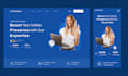 design home page or landing page for mobile and web apps