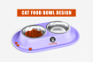 do pet,dog,cat food bowl design
