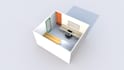 3d room design with high quality render