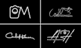 design photography, signature, scripted, cursive, style logo