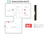 design fire emergency evacuation plan, diagram, document