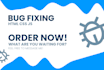 edit or fix any html css javascript bug in 48 hrs max