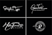 create professional signature, photography, handwritten logo