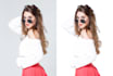 photo editing white background removal cut out images resize and crop