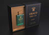 luxury perfume packaging with logo and label design