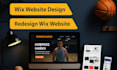 wix studio and wix website design, redesign, wix landing page