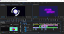do intro and outro with neon effects in after effects